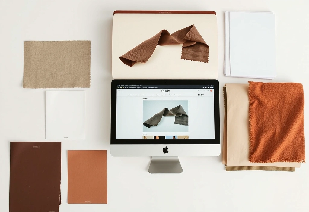 Color and texture moodboard