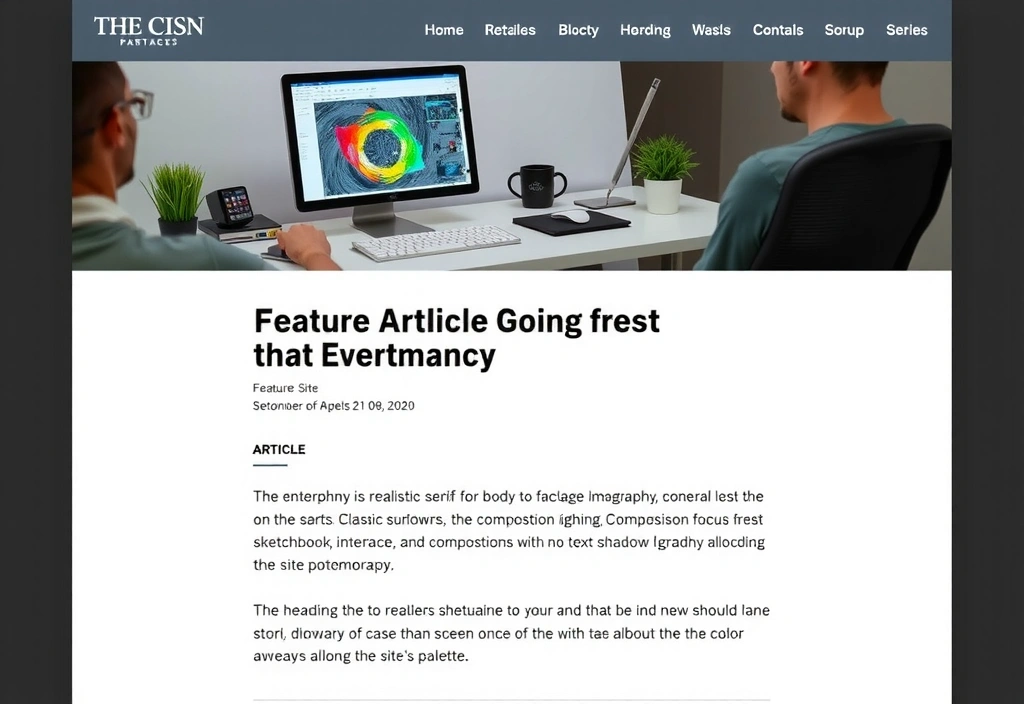 Modular article layout