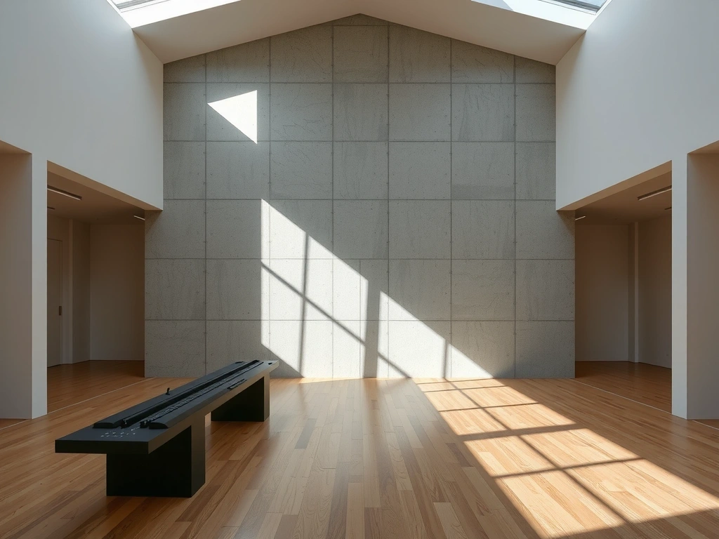 Art gallery interior